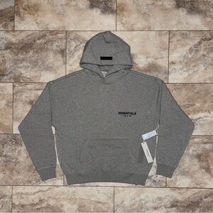 Fear of God Essentials Hoodie Dark Oatmeal Size Small